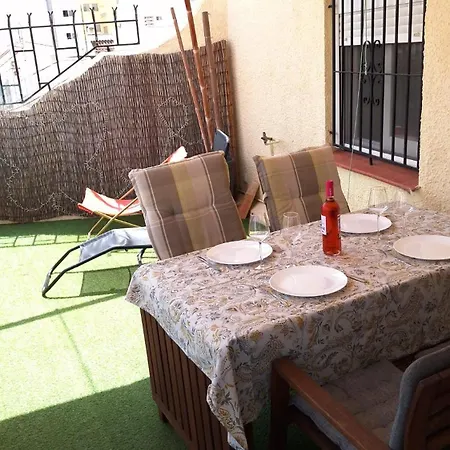 Atico Centrico, 50m De La Playa, Vista Al Mar, Wifi Fibra, Gran Terraza *